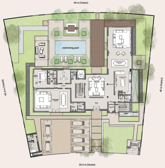 Reem Hills社区，阿布扎比全新别墅社区，编号53393