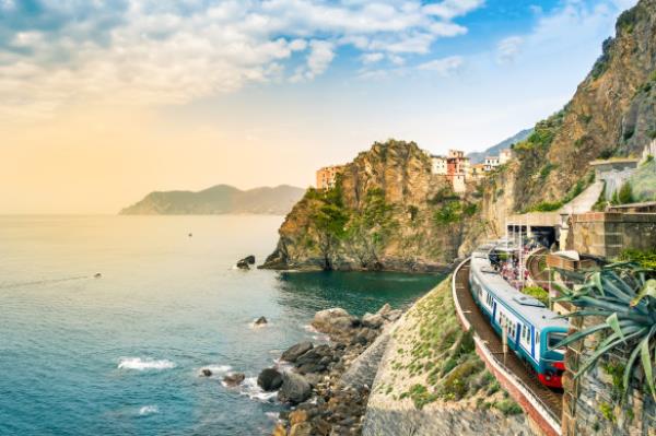 A scenic rail trip through the Cinque Terre.